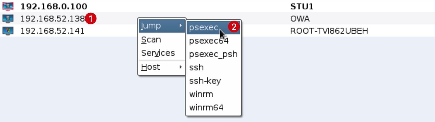 Figure 20: 使用psexec横向穿越